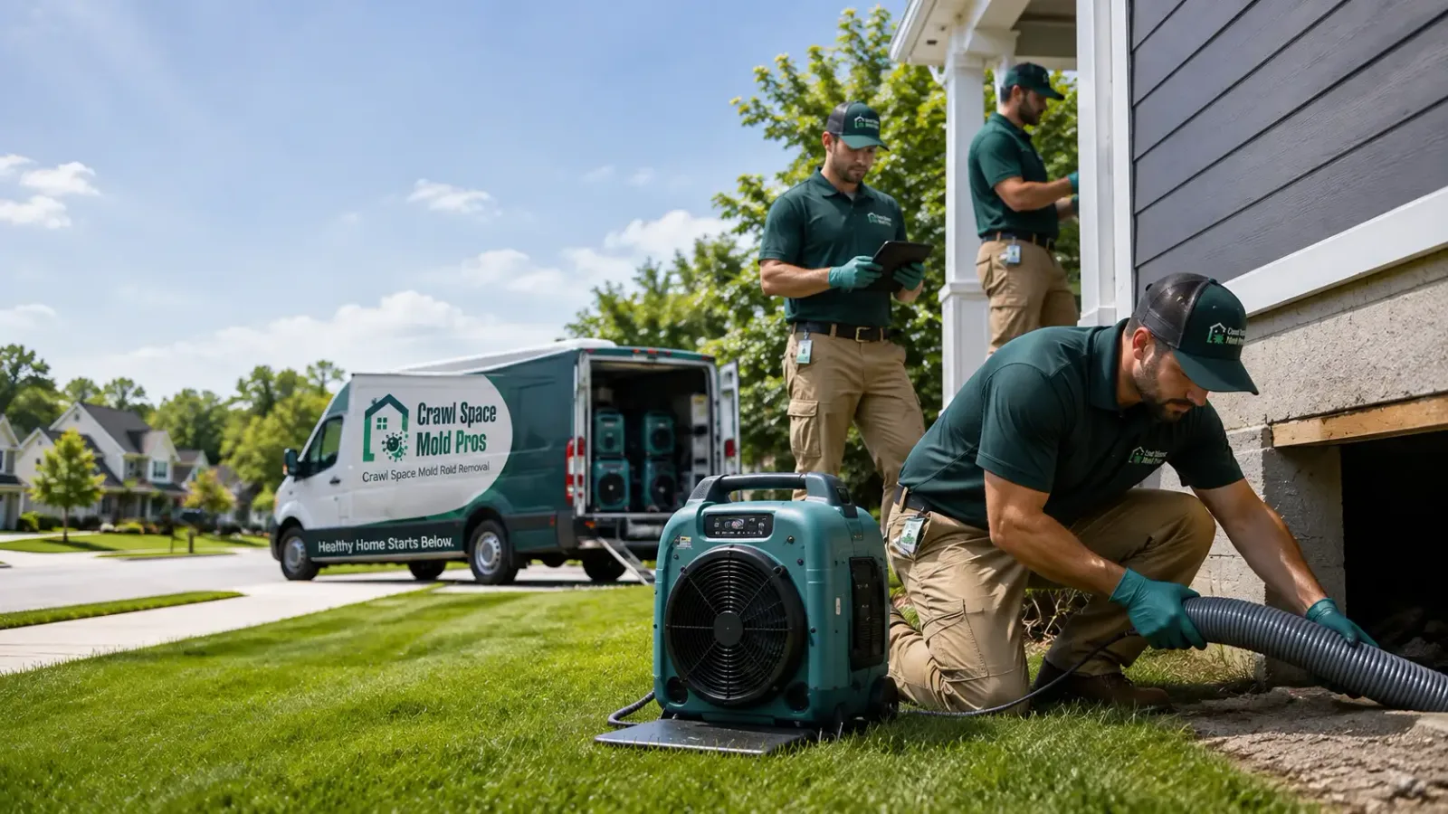 Crawl Space Mold Removal in Oregonia, OH